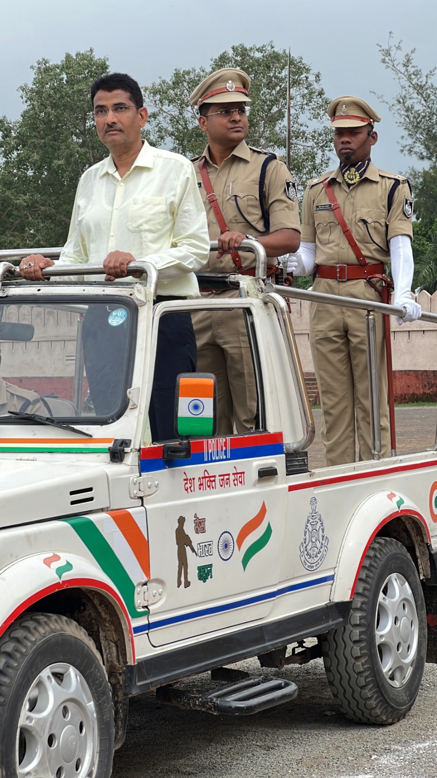 स्वतंत्रता दिवस समारोह की फाइनल रिहर्सल सम्पन्न, परेड में दिखा अनुशासन और देशभक्ति का जज्बा