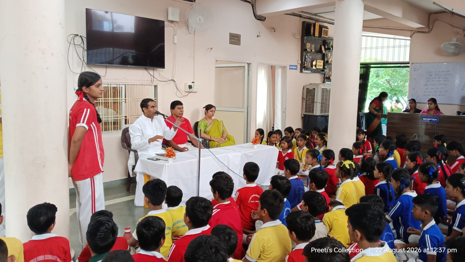 DAV पब्लिक स्कूल में ध्यान सत्र का आयोजन, विद्यार्थियों को कराया ध्यान एवं मानसिक एकाग्रता का अभ्यास