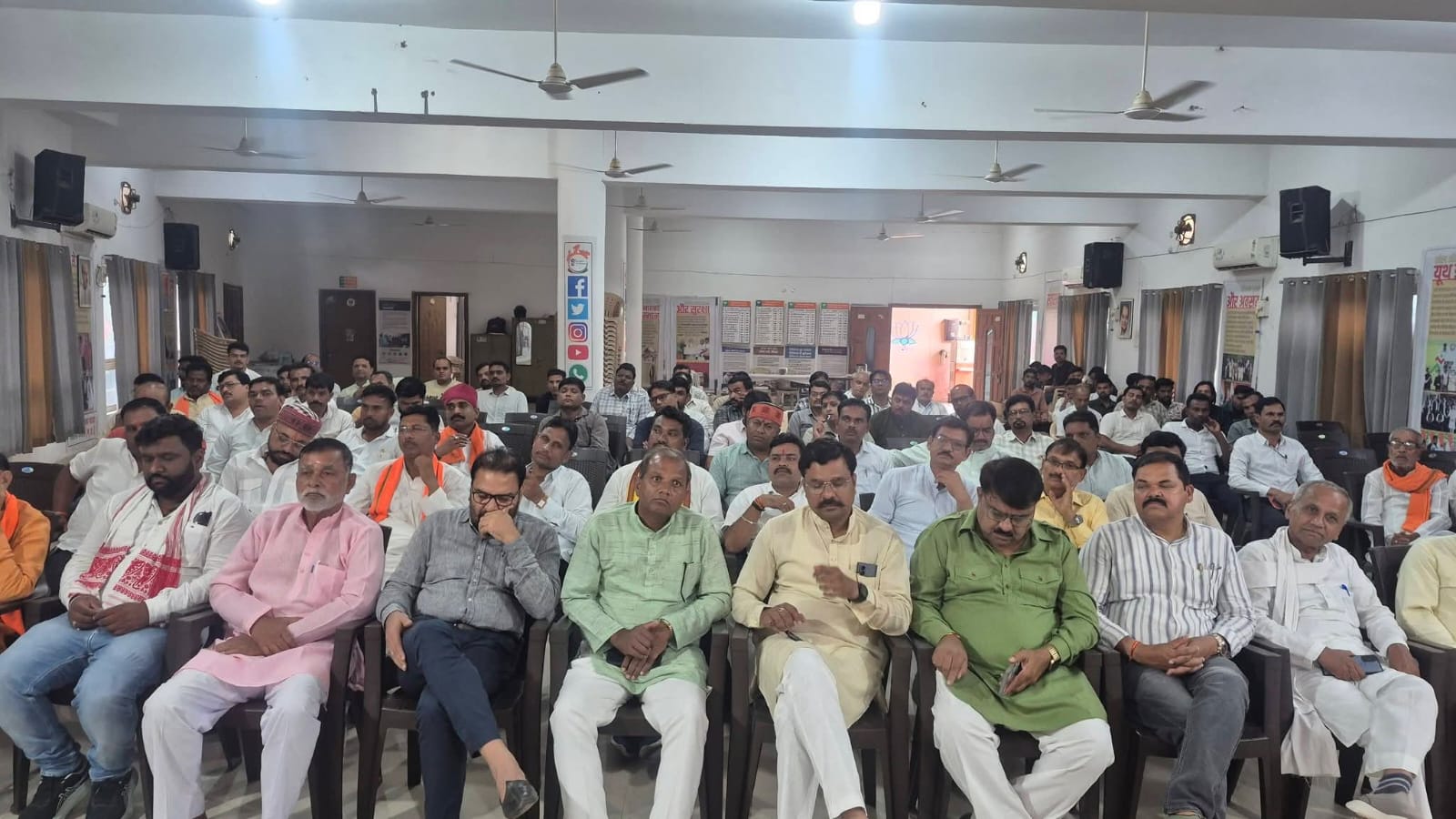 हर घर तिरंगा अभियान और संत रविदास कलश यात्रा को लेकर भाजपा की संगठनात्मक बैठक सम्पन्न